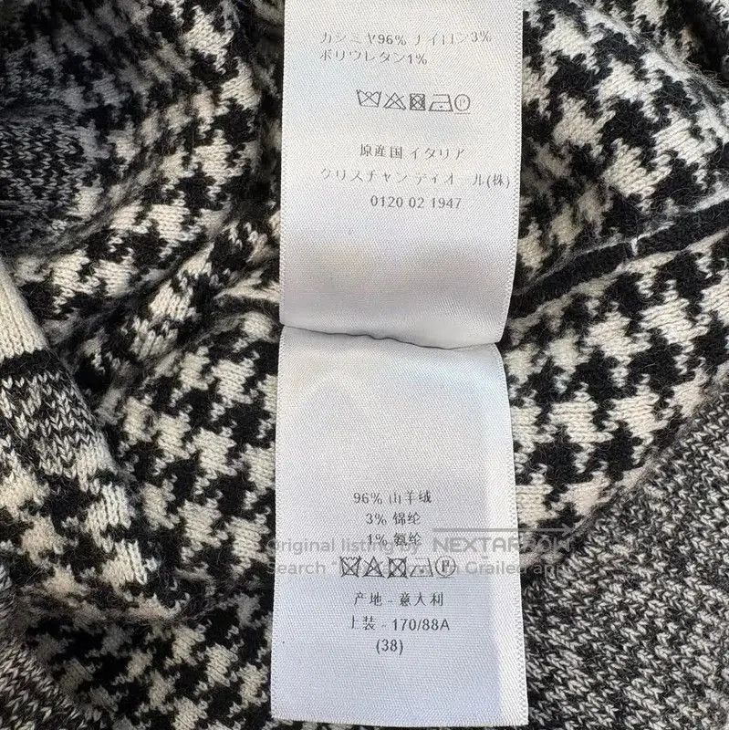 Dior Dior Black Houndstooth Knit Pullover Sweater . Size M / US 6-8 / IT 42-44 - 8 Thumbnail