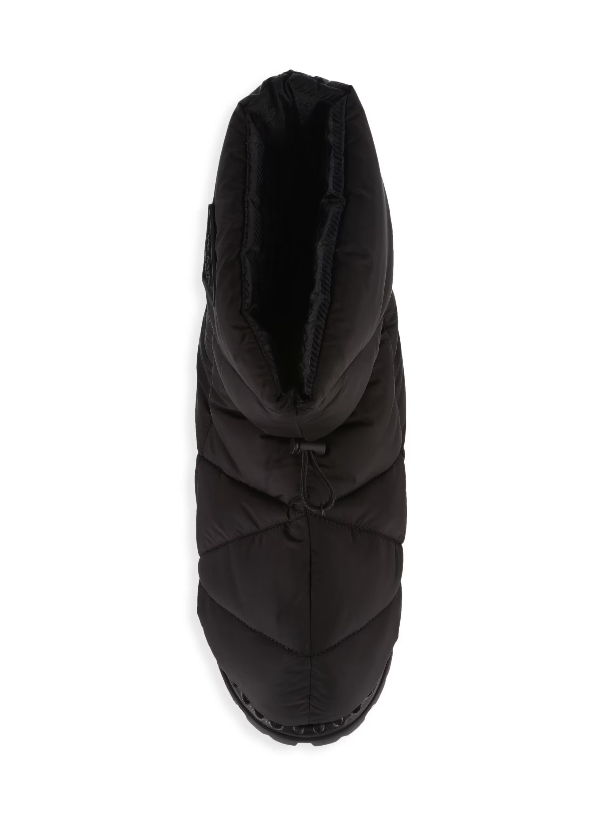 Prada os11x0226 Blow 19 Quilted Nylon Drawstring Boots In Black Size US 12.5 / EU 45-46 - 4 Thumbnail