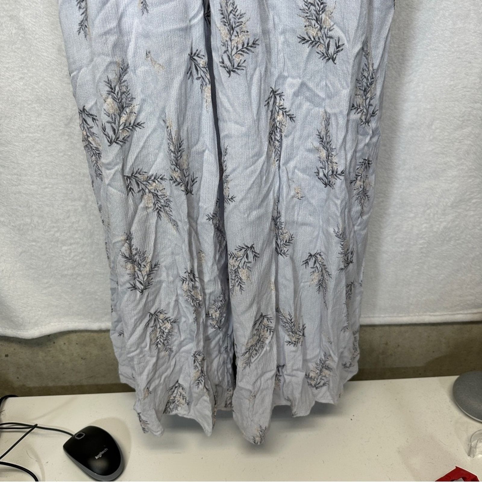 Urban Outfitters Urban Outfitters KerriAnn Light Purple Floral Print Jumpsuit Size 28" / US 6 / IT 42 - 3 Thumbnail
