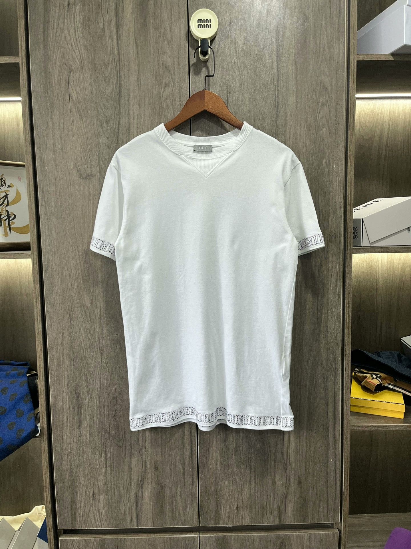 Dior Dior x Stussy Embroidered Logo Short-Sleeve Tee Size US XS / EU 42 / 0 - 1 Thumbnail