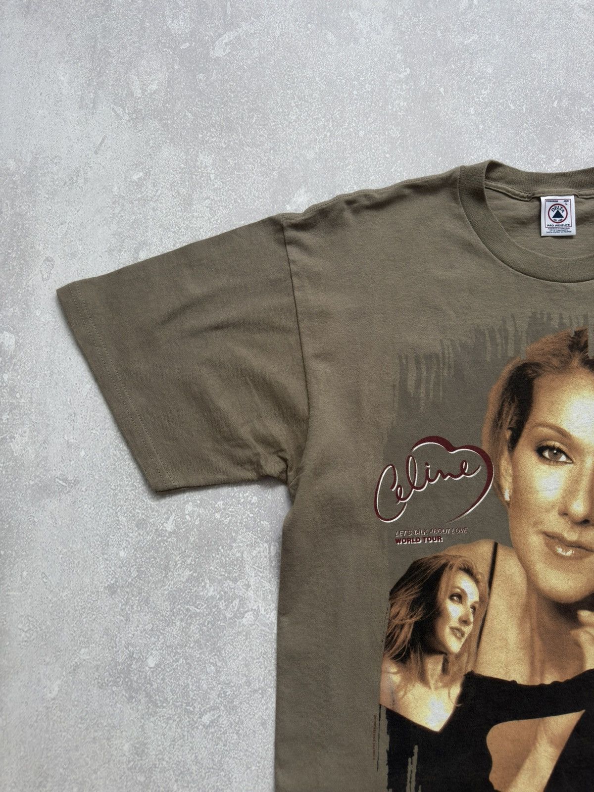 Band Tees × Vintage Vintage Celine Dion Let’s Talk About Love 1999 Tee Shirt Size US L / EU 52-54 / 3 - 4 Thumbnail
