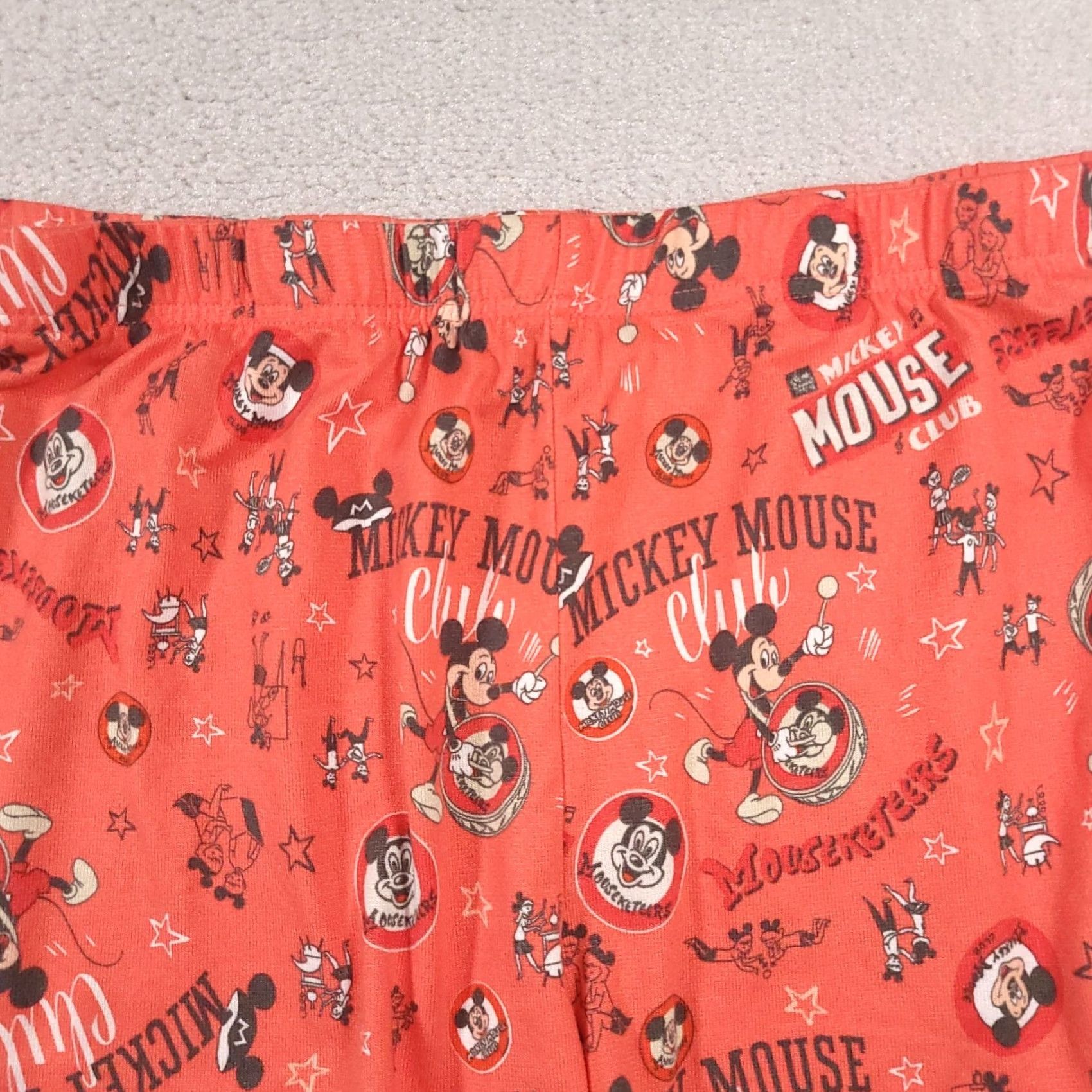 Disney Disney 100 Sleep Shorts Womens 3XL Red Mickey Soft Pull On Pajama Disney Tummy Mickey & Friends Goofy Minnie Pattern Retro Disney Theme Size 40" / US 18 - 3 Thumbnail