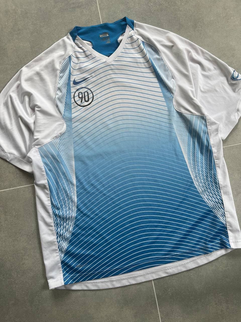 Nike Nike Fit Total 90 Blue Football Jersey Size US L / EU 52-54 / 3 - 3 Thumbnail