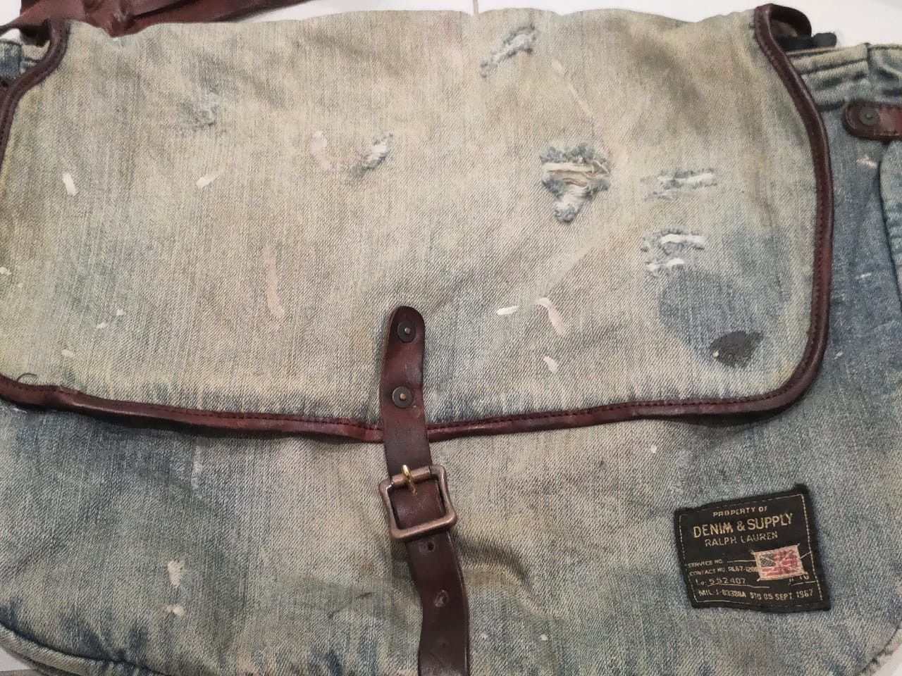 Polo Ralph Lauren 🔥 OFFER ME!! RALPH LAUREN DENIM & SUPPLY MESSENGER BAG Size ONE SIZE - 11 Thumbnail