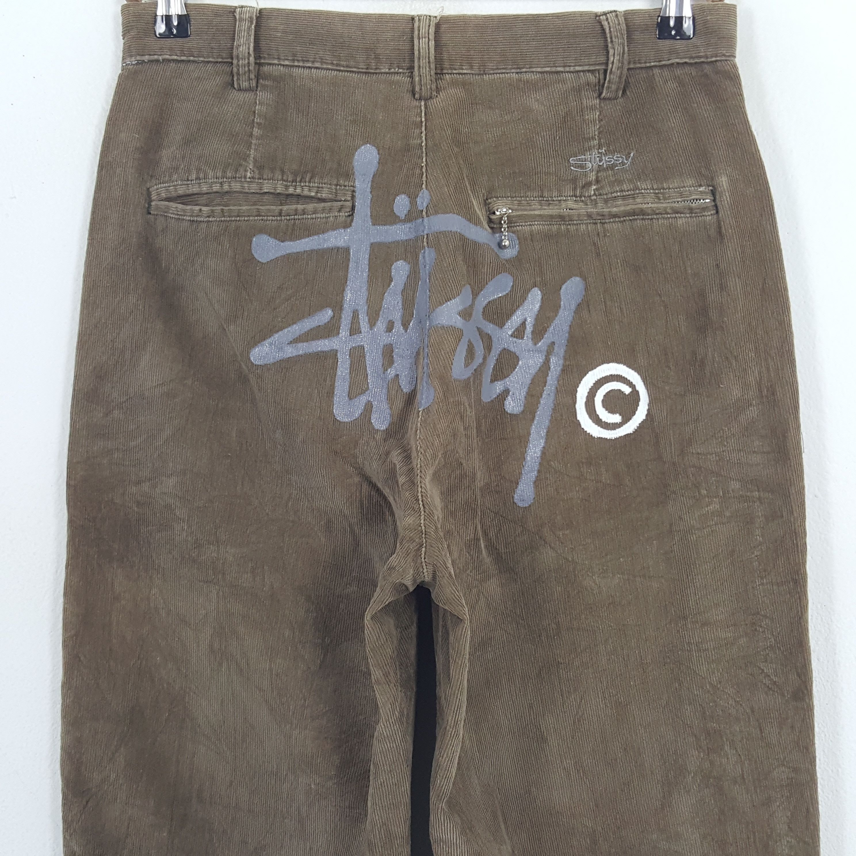 Stussy × Vintage Vintage Stussy American Streetwear Corduroy Pants Size US 29 - 5 Thumbnail