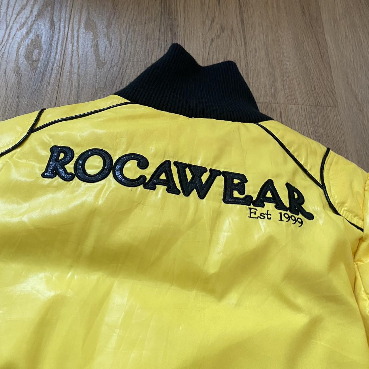 Rocawear 1999 Rocawear Jay Z Merch Yellow and black puffer Size US L / EU 52-54 / 3 - 3 Thumbnail