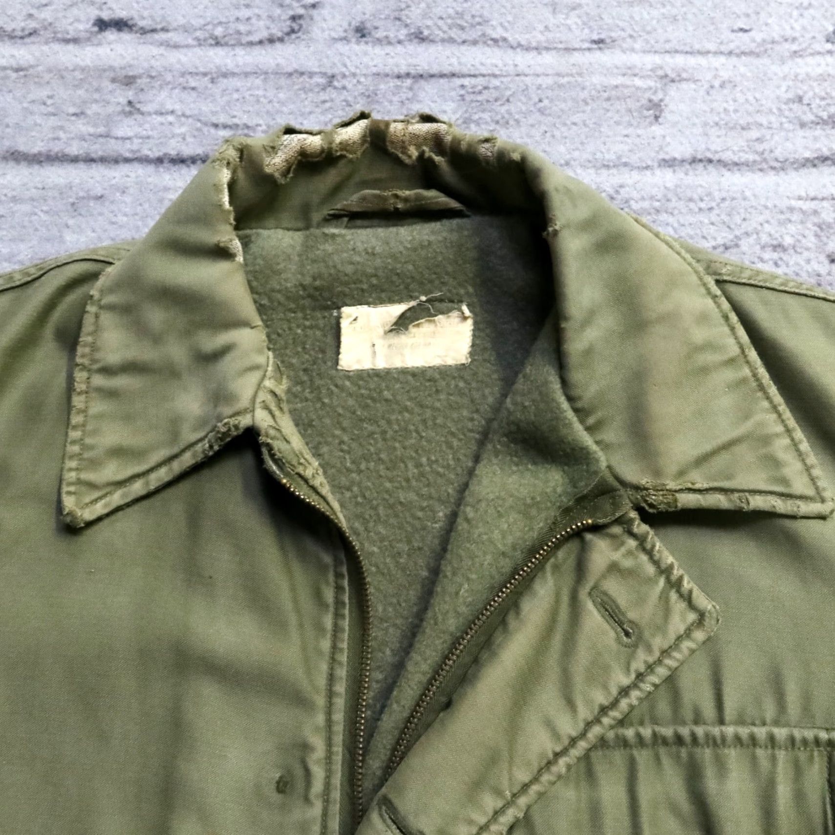 Vintage VINTAGE US Navy USN A-2 Seabees NMCB 3 Deck Jacket Mens Jacket Medium Green Plaid 1940s 50s Size M Size US M / EU 48-50 / 2 - 7 Thumbnail