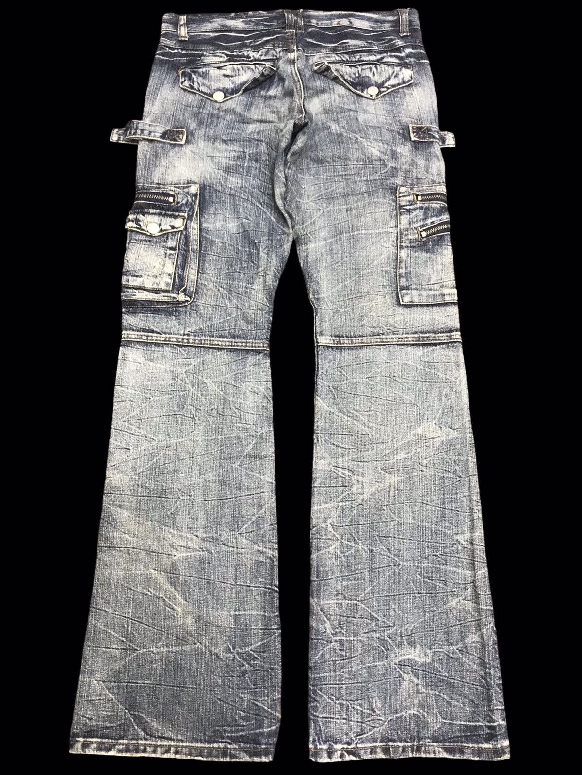 Seditionaries × semanticdesign 💥FLARE💥semantic design SICK FLARE MULTIPOCKETS DENIM F214 Size US 32 / EU 48 - 2 Thumbnail