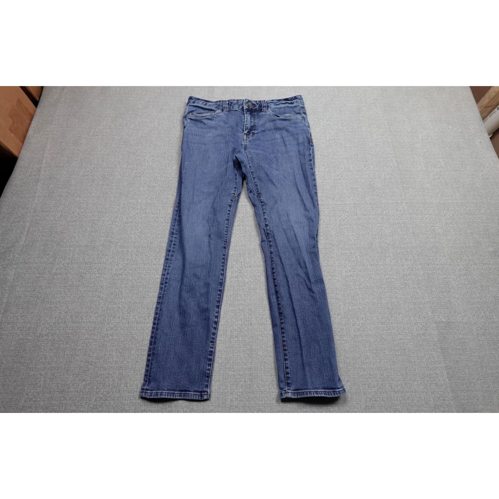 Prana PrAna Slim Fit Jeans Mens 32x30 Blue Medium Wash Denim Straight Stretch Denim Placeholder? Size US 32 / EU 48 - 3 Thumbnail