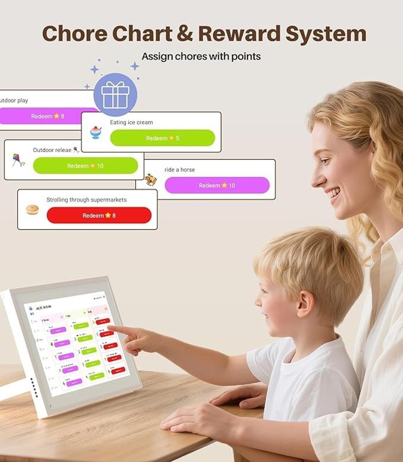 Other 10.1 in Smart Digital Calendar Planner, Touch Screen Size ONE SIZE - 6 Thumbnail