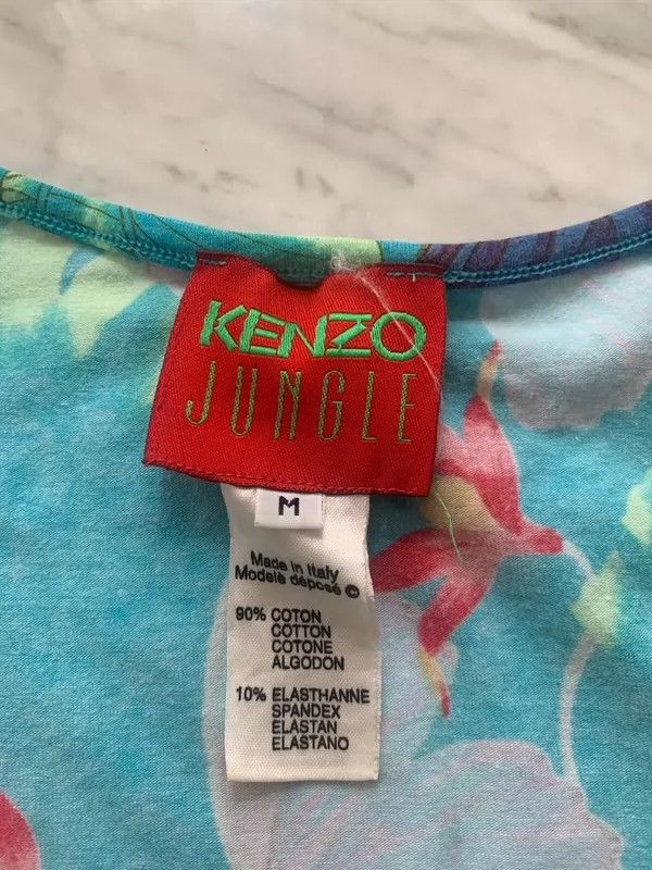 Kenzo KENZO Psychedelic Blue Butterfly Short Sleeve Top Size M / US 6-8 / IT 42-44 - 3 Thumbnail