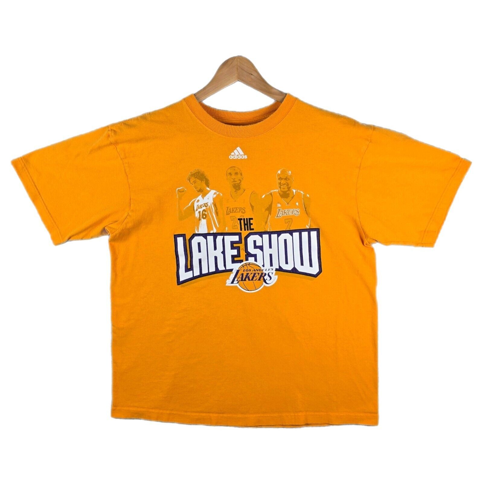 Adidas Adidas LA Lakers The Lake Show Kobe Bryant Shirt Sz Large Size US L / EU 52-54 / 3 - 1 Thumbnail