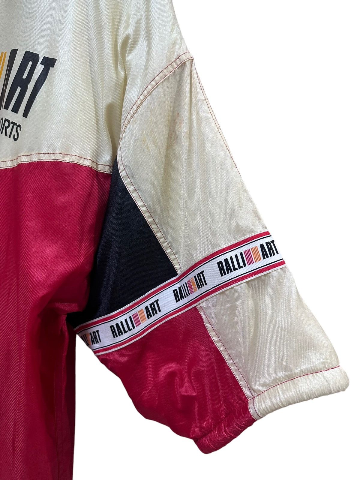 Japanese Brand × Vintage RARE ‼️ Vintage MITSUBISHI RALLI ART MOTOR SPORTS Jacket Size US L / EU 52-54 / 3 - 5 Thumbnail