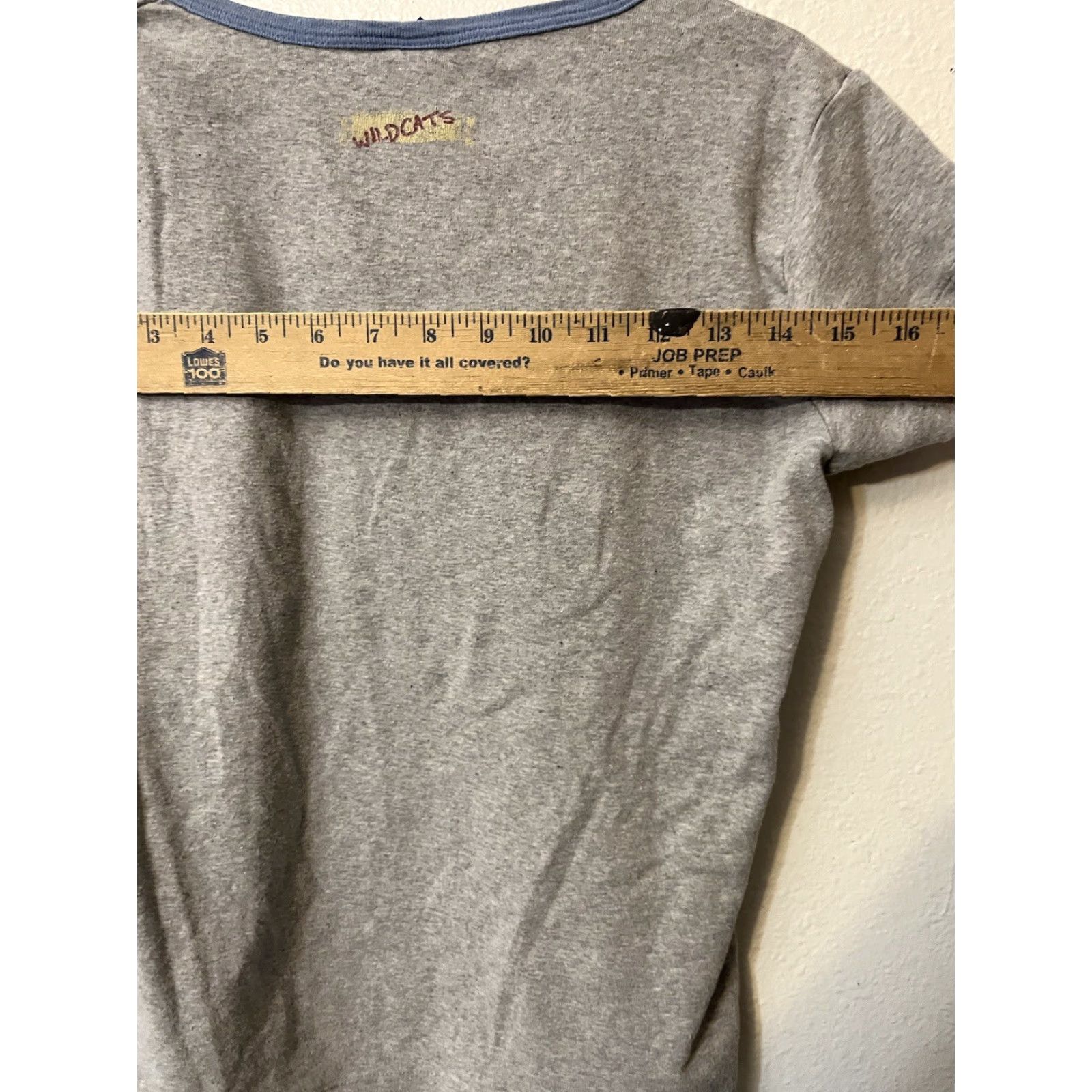 Gap GAP T-Shirt Large Gray Solid Women Round Neck Crew Neck Stretch Casual Basic Size L / US 10 / IT 46 - 5 Thumbnail