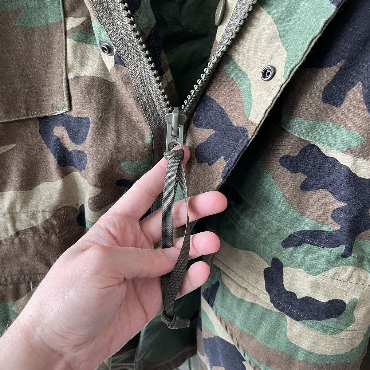Vintage Vintage US Military Woodland Camouflage M65 Field Jacket Size US M / EU 48-50 / 2 - 6 Thumbnail