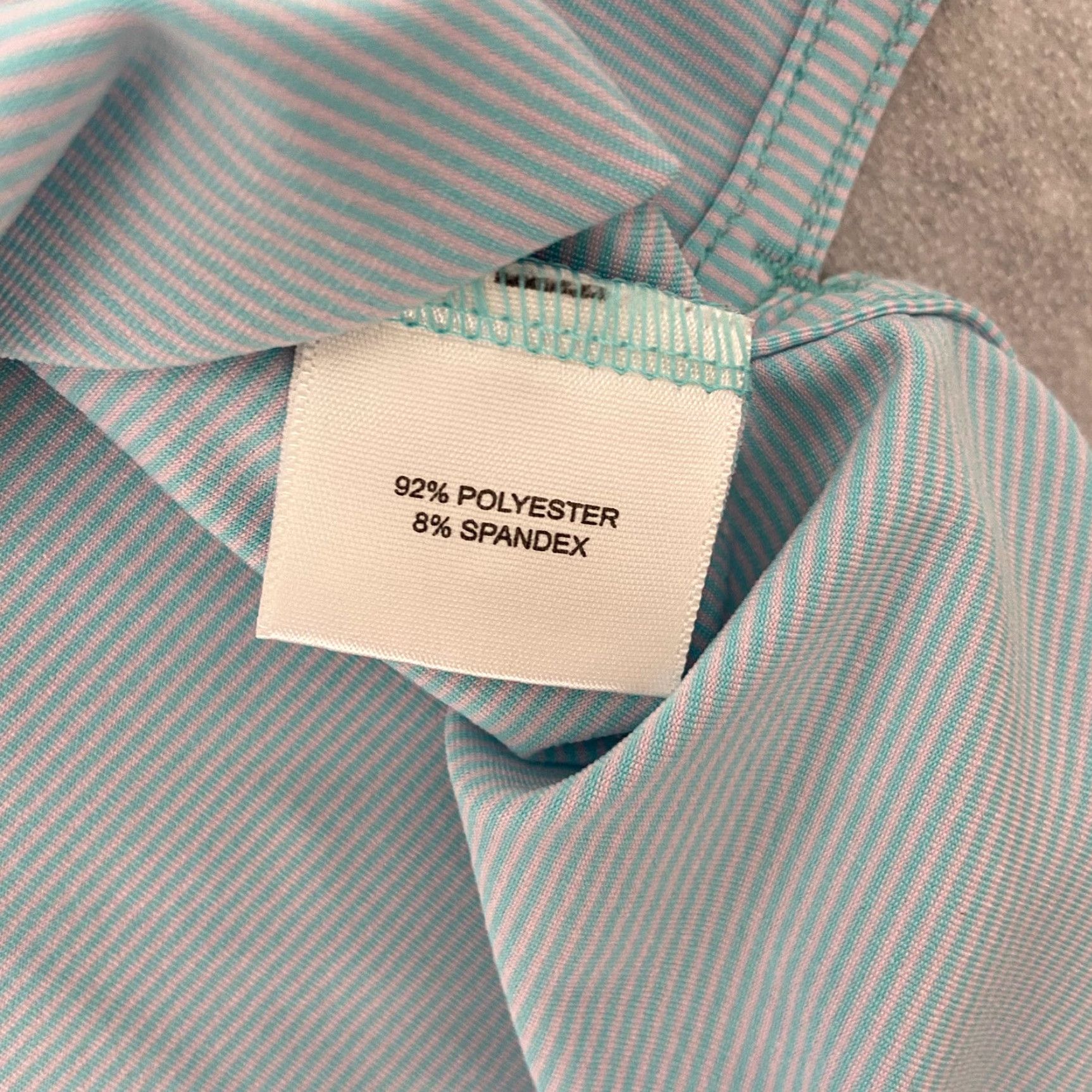 Peter Millar Peter Millar Shirt Adult XL Stripe Blue Pink Polo Summer Comfort Mens Polo Shirt Short Sleeve Button-Up Golf Size US XL / EU 56 / 4 - 6 Thumbnail