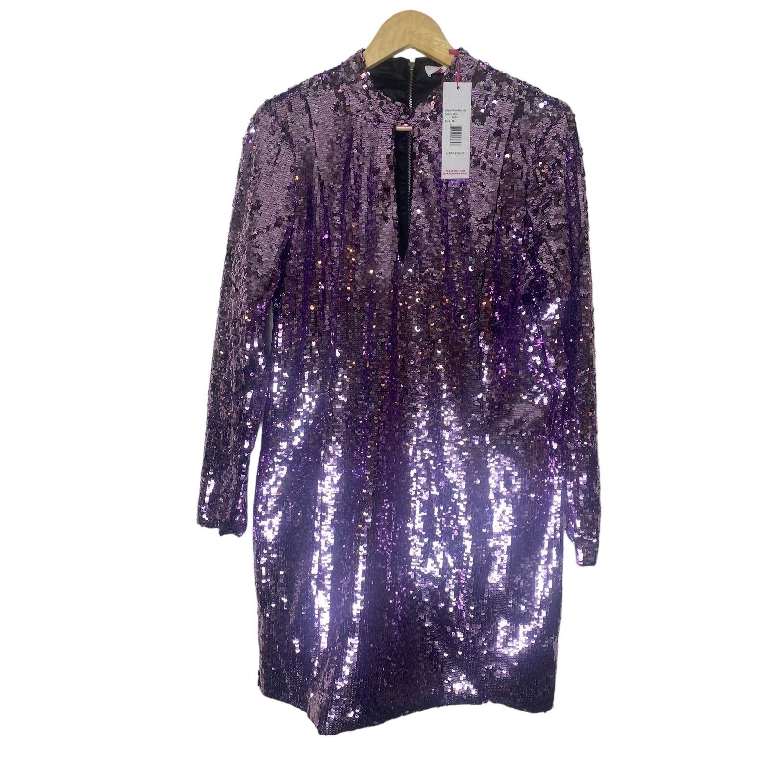 Parker Parker Billy Sequin Keyhole Dress 16 Size XXL / US 16-18 / IT 52-54 - 3 Thumbnail