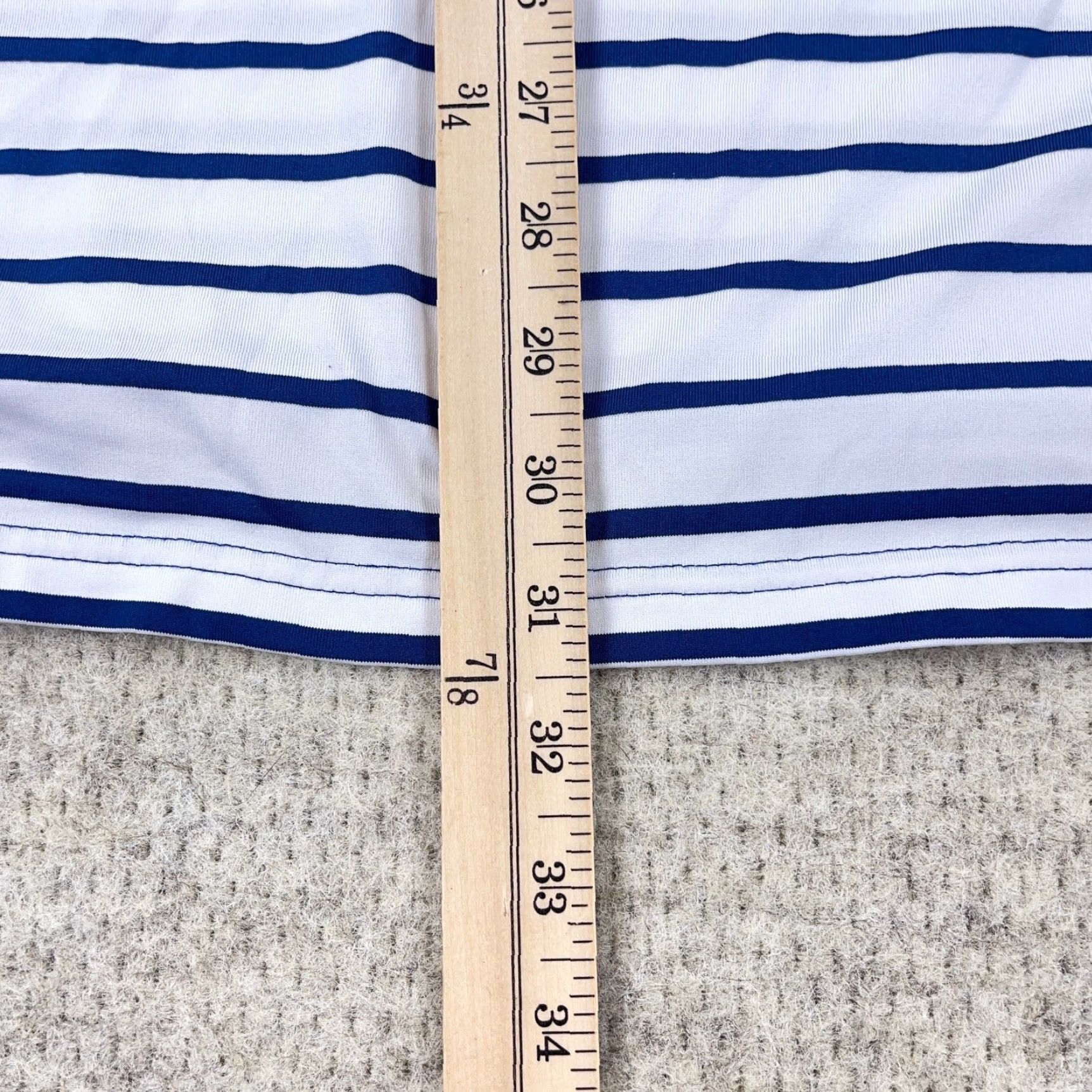Southern Tide Southern Tide Polo Shirt Men Large Blue White Red Performance Wicking Golf Adult Size US L / EU 52-54 / 3 - 7 Thumbnail