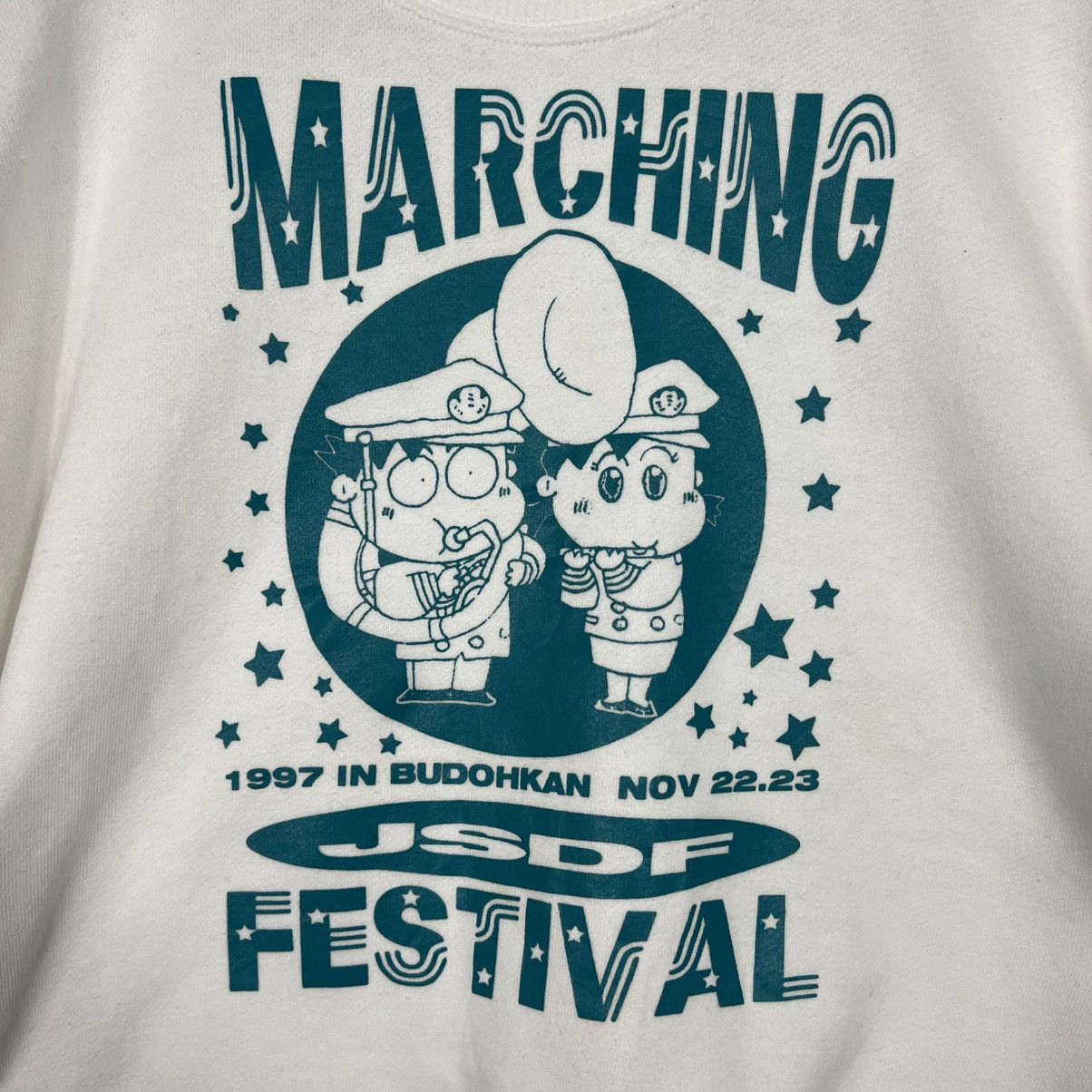 Vintage Vintage 1997 MARCHING FESTIVAL JSDF Sweatshirt #3979-C181 Size US L / EU 52-54 / 3 - 3 Thumbnail