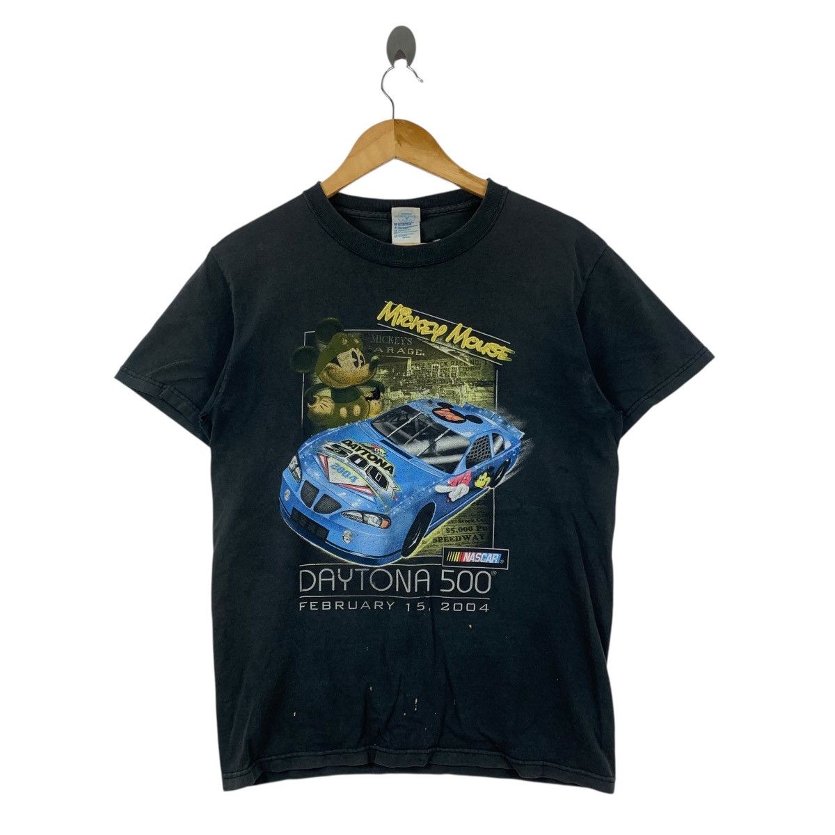 NASCAR Vintage 2004 Daytona 500 Mickey Mouse NASCAR Tshirt Size US S / EU 44-46 / 1 - 1 Thumbnail