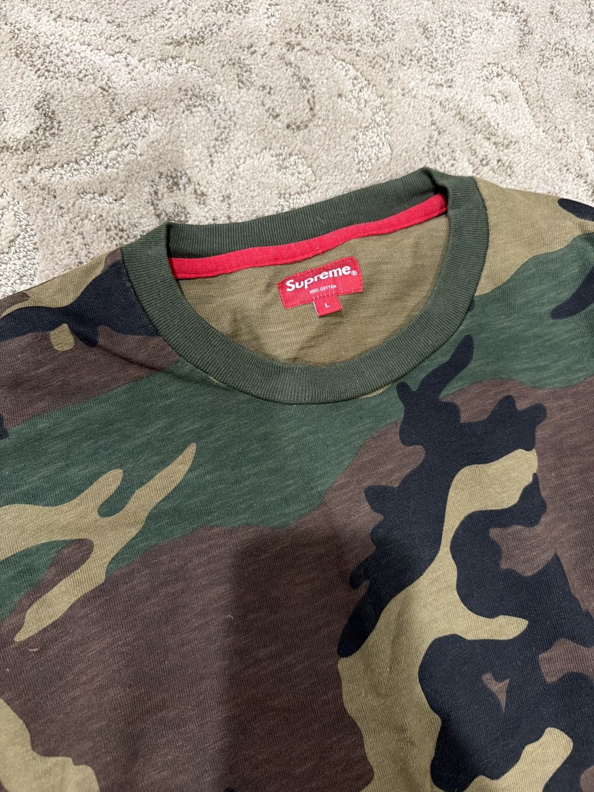 Supreme Supreme long sleeve camo large Size US L / EU 52-54 / 3 - 3 Thumbnail