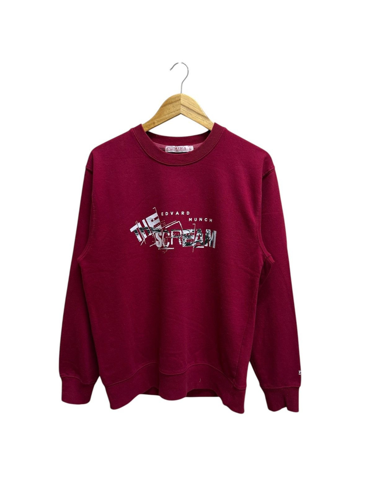 Vintage The Scream Edvard Munch Plumeria Museum Collection Art Sweat Size US S / EU 44-46 / 1 - 2 Thumbnail