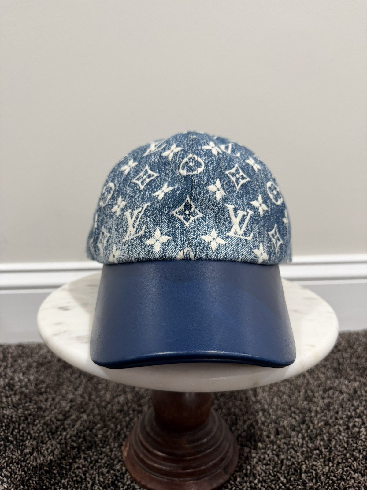 Louis Vuitton Louis Vuitton Monogram Washed Denim Cap | Grailed