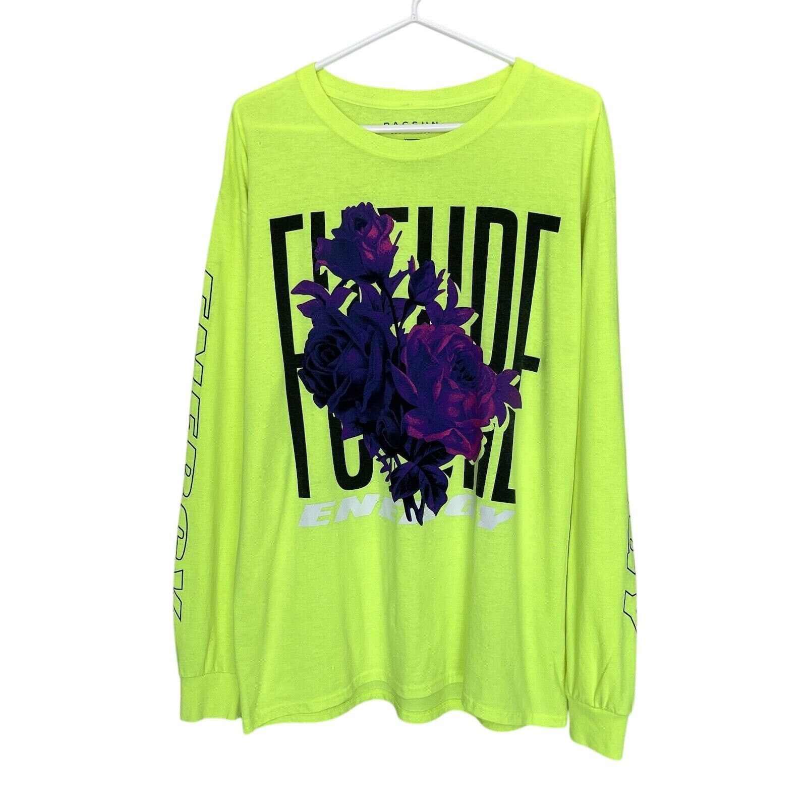 Pacsun Pacsun | Los Angeles Future Energy Long Sleeve Shirt Yellow Size US L / EU 52-54 / 3 - 2 Thumbnail