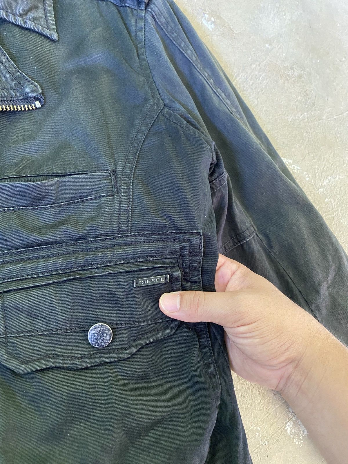 Diesel Diesel Protection Squad Faded Moto Jacket Size US S / EU 44-46 / 1 - 7 Thumbnail