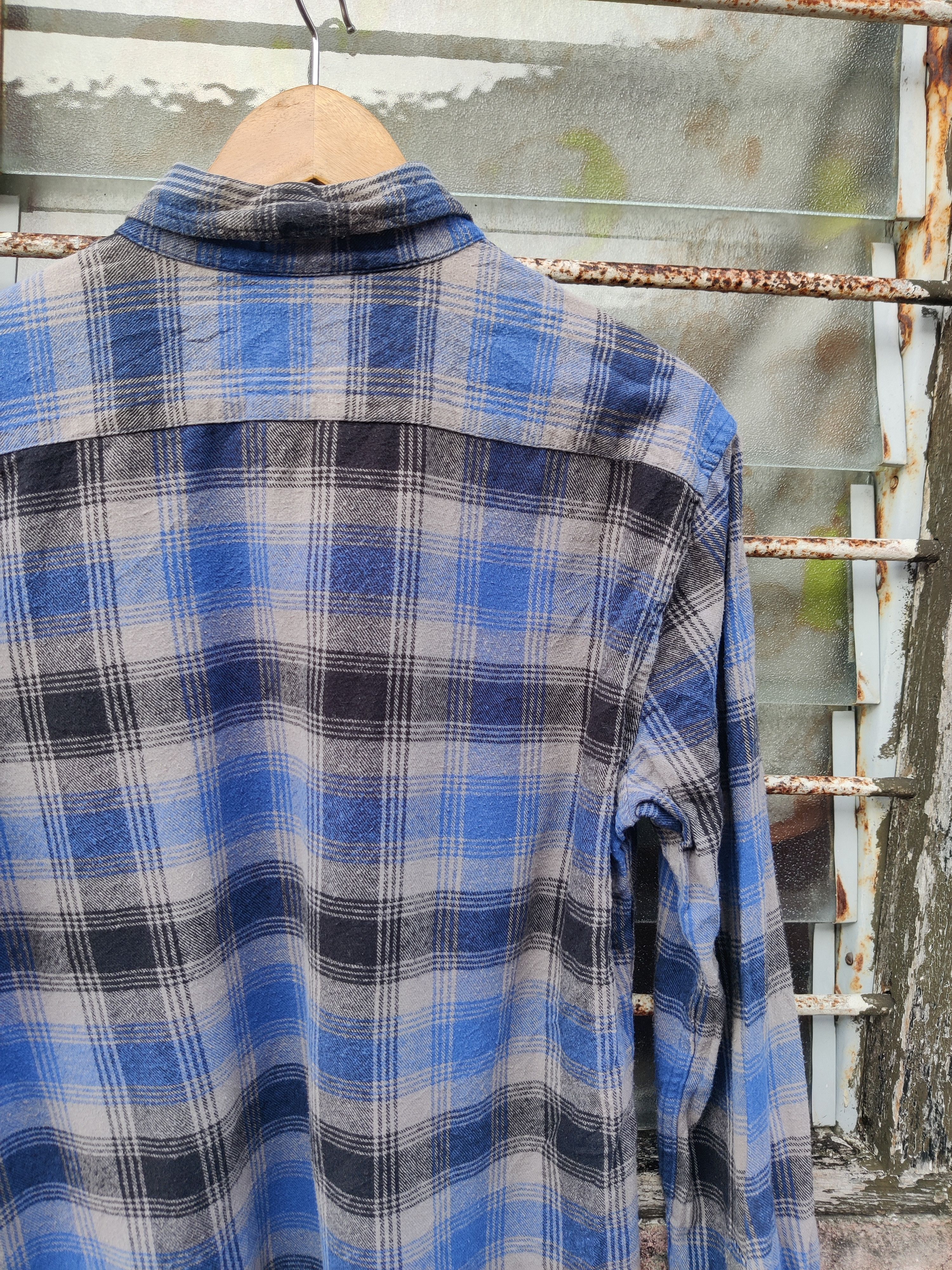 Vintage Vintage Urban Research Checkers Flannel Shirt Size US M / EU 48-50 / 2 - 5 Thumbnail