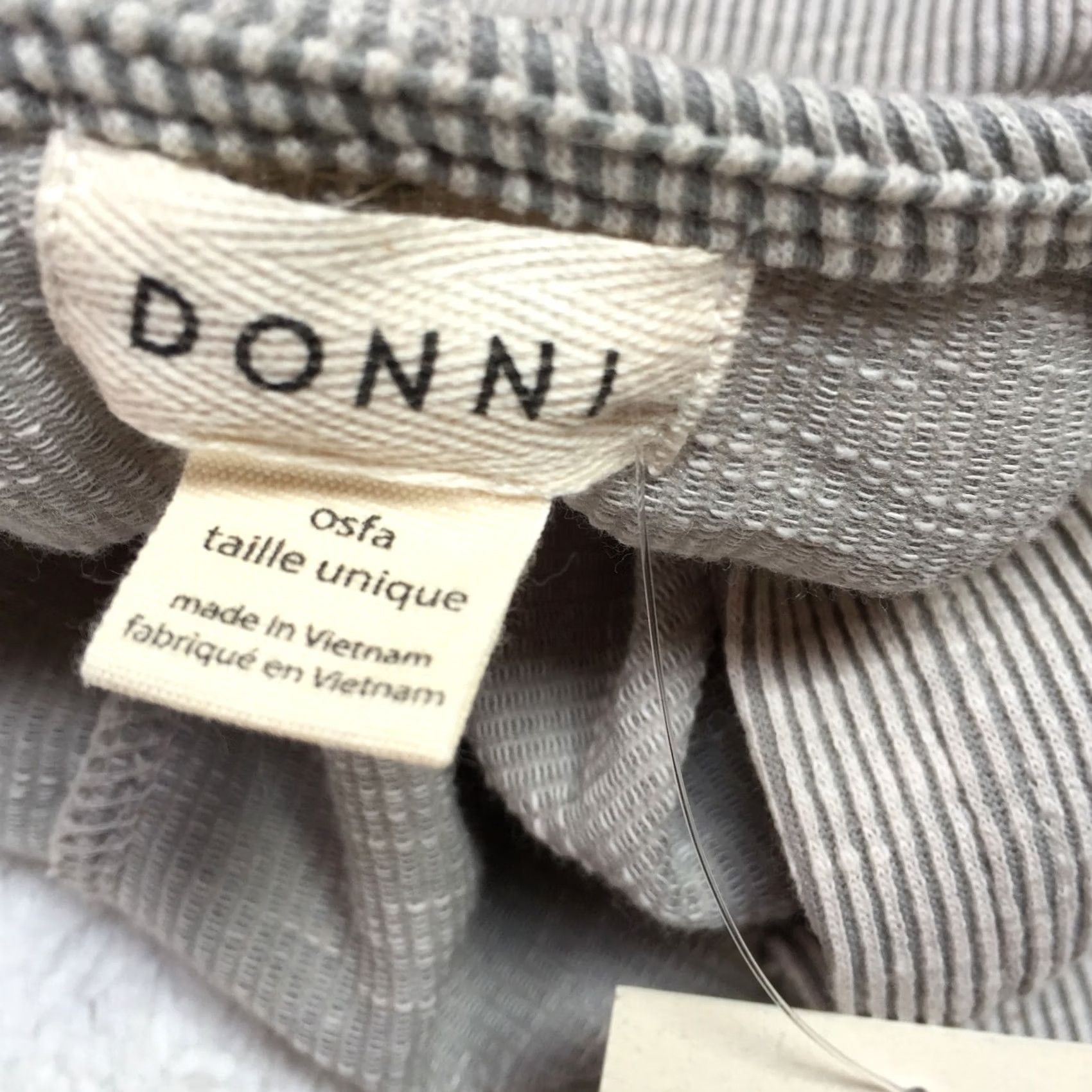 DONNI. Donni Women's Open Front Ribbed Knit Cardigan Duster Gray One Size Lightweight Casual Knit Shirt Size ONE SIZE - 7 Thumbnail