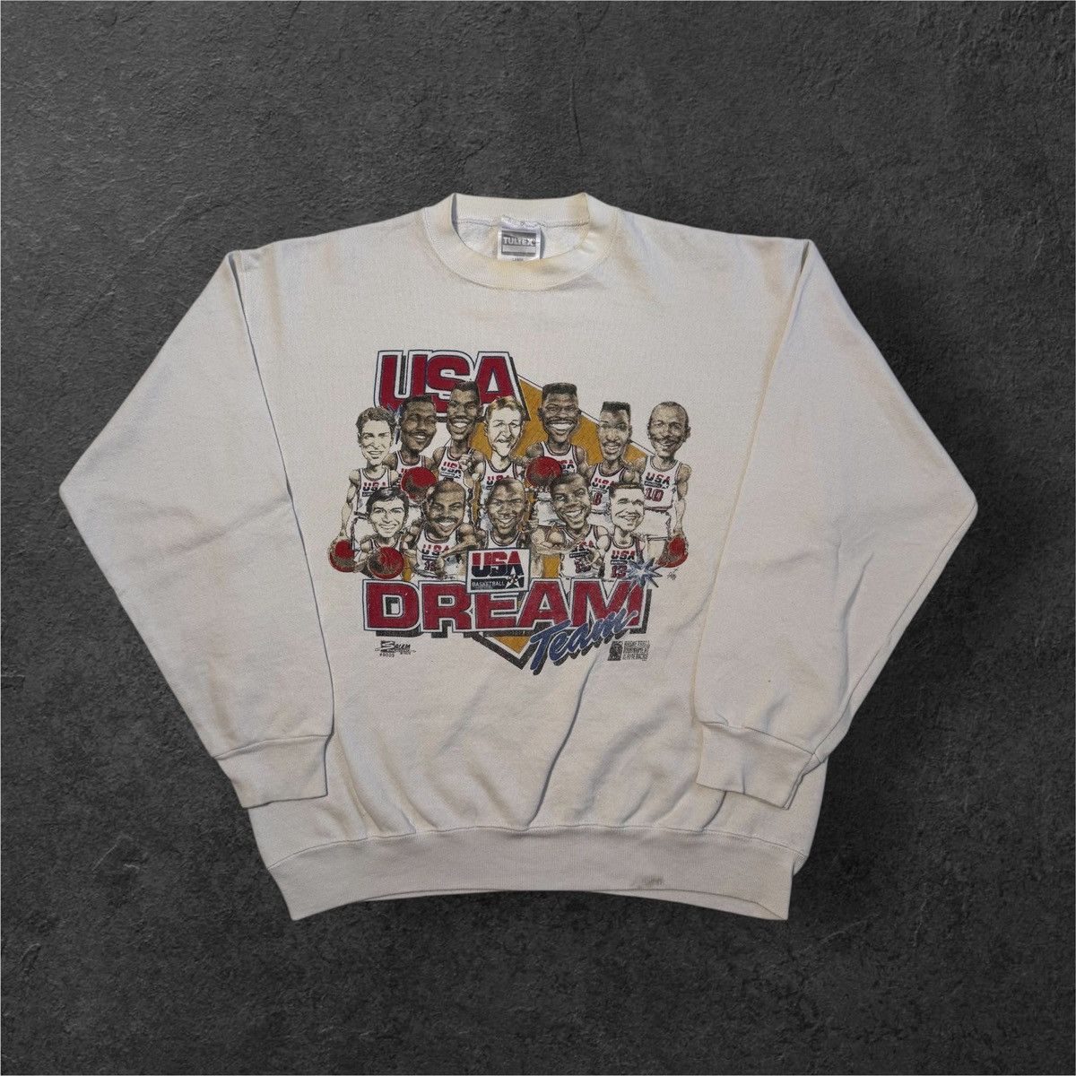 NBA Vintage Tultex / Salem USA Basketball Dream Team Sweatshirt Size US L / EU 52-54 / 3 - 1 Thumbnail