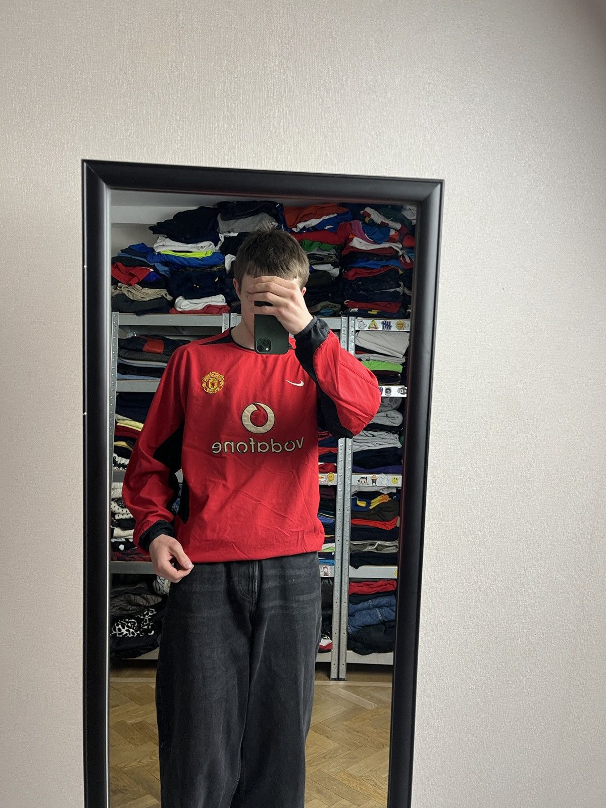 Nike Vintage 00’s Nike Manchester United Longsleeve Jersey Rare Size US XL / EU 56 / 4 - 2 Thumbnail