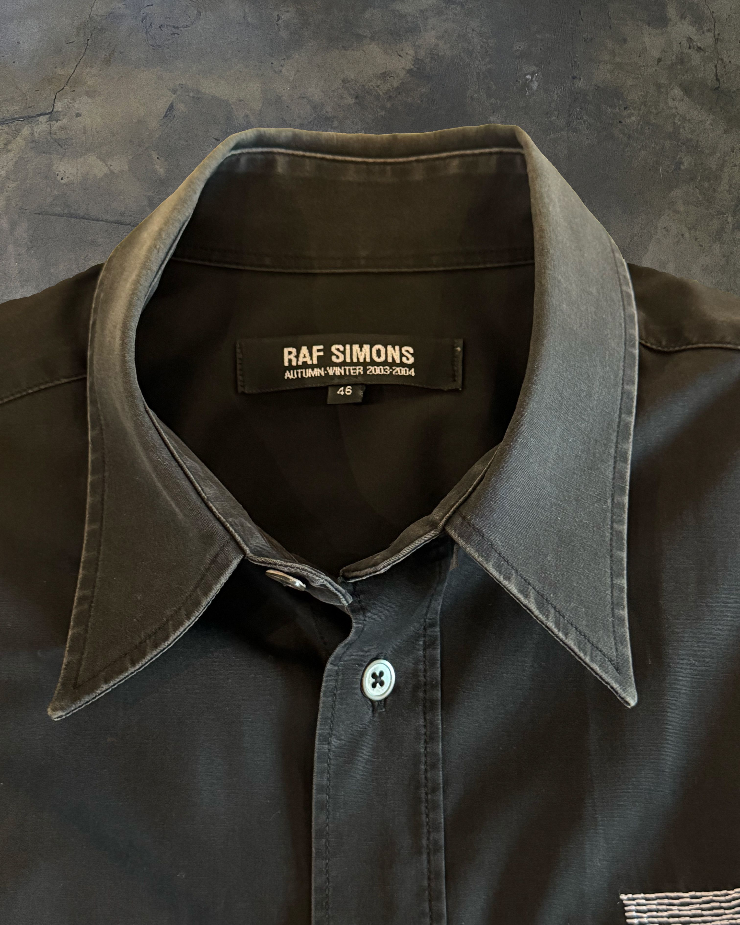 Raf Simons RAF SIMONS AW2003 "CLOSER" JOY DIVISION BUTTON UP Size US S / EU 44-46 / 1 - 3 Thumbnail
