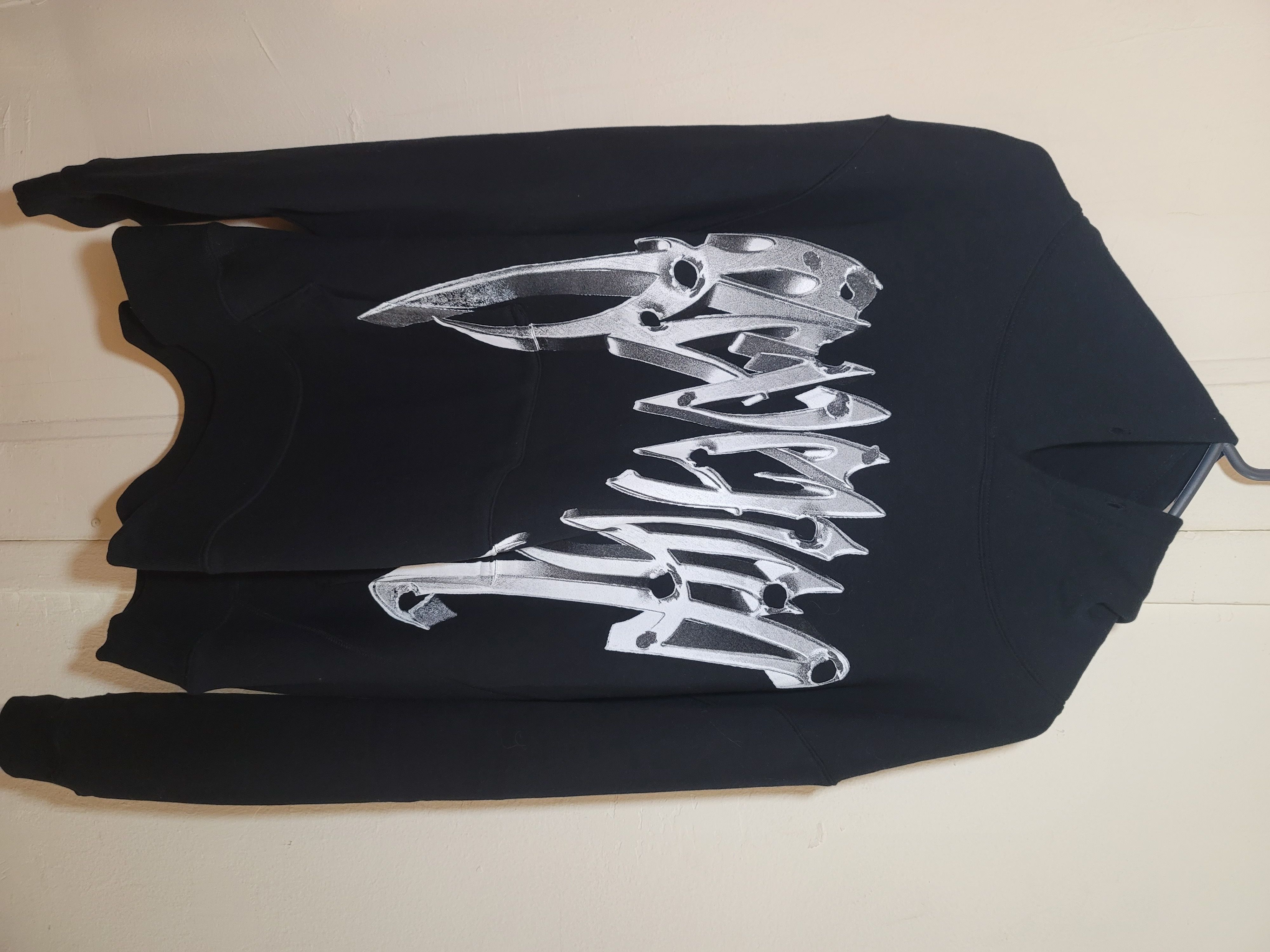 image of Revenge "bullet" Black Hoodie, Men's (Size XL)