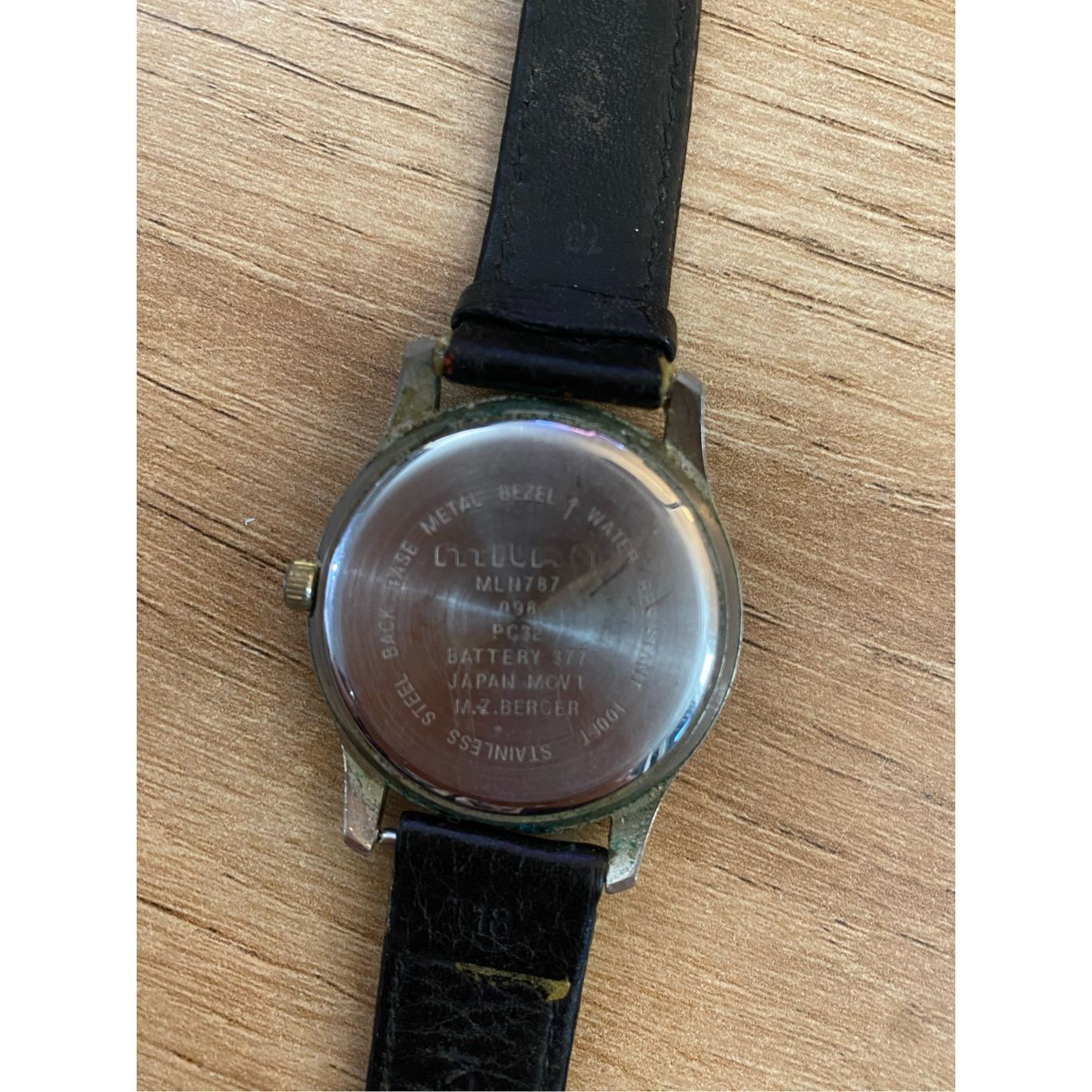 Other Milan Black Leather Brand Wristwatch - Silvertone Size ONE SIZE - 5 Thumbnail
