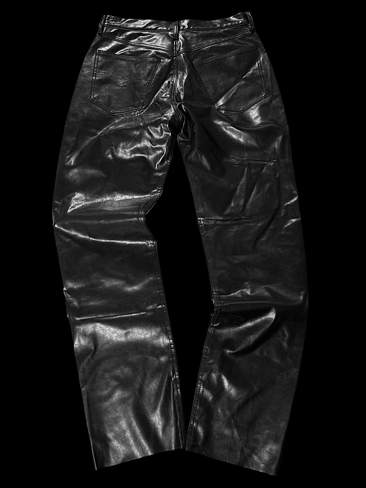 Japanese Brand × Vintage Leather pants Size US 30 / EU 46 - 2 Thumbnail