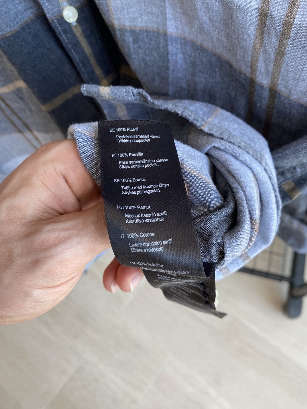 Barbour Barbour Grey Button-Up Shirt / Classic British Style Size US M / EU 48-50 / 2 - 6 Thumbnail