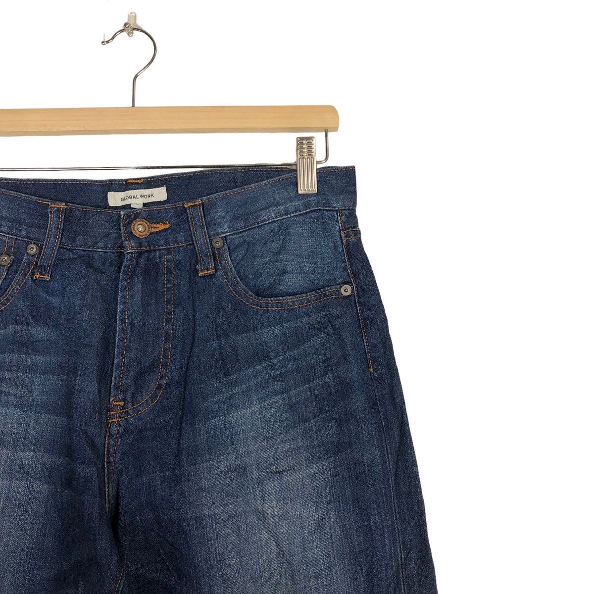 Issey Miyake 🔥GLOBAL WORK BY ISSEY MIYAKE JEANS DENIM SKINNY FIT Size US 28 / EU 44 - 5 Thumbnail