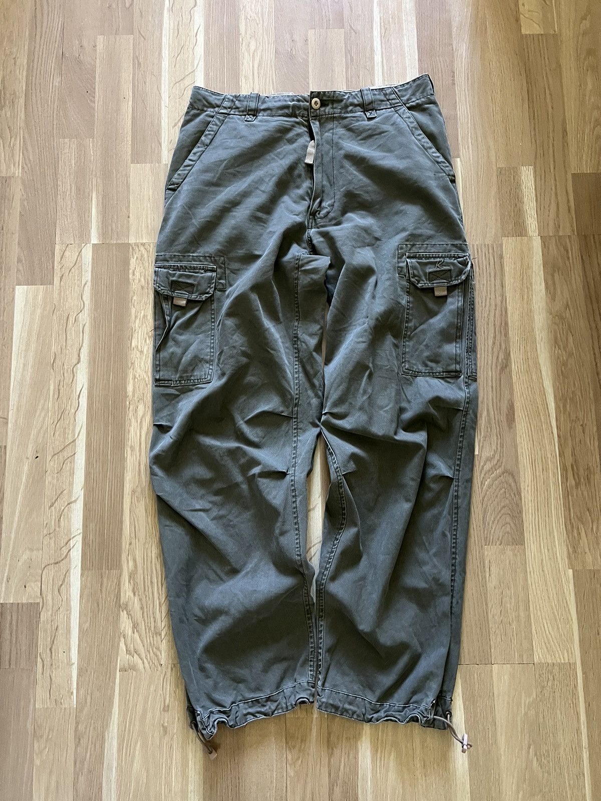 Japanese Brand × Vintage VINTAGE RICK OWENS STYLED CARGO MILITARY PANTS Y2K Size US 34 / EU 50 - 2 Thumbnail