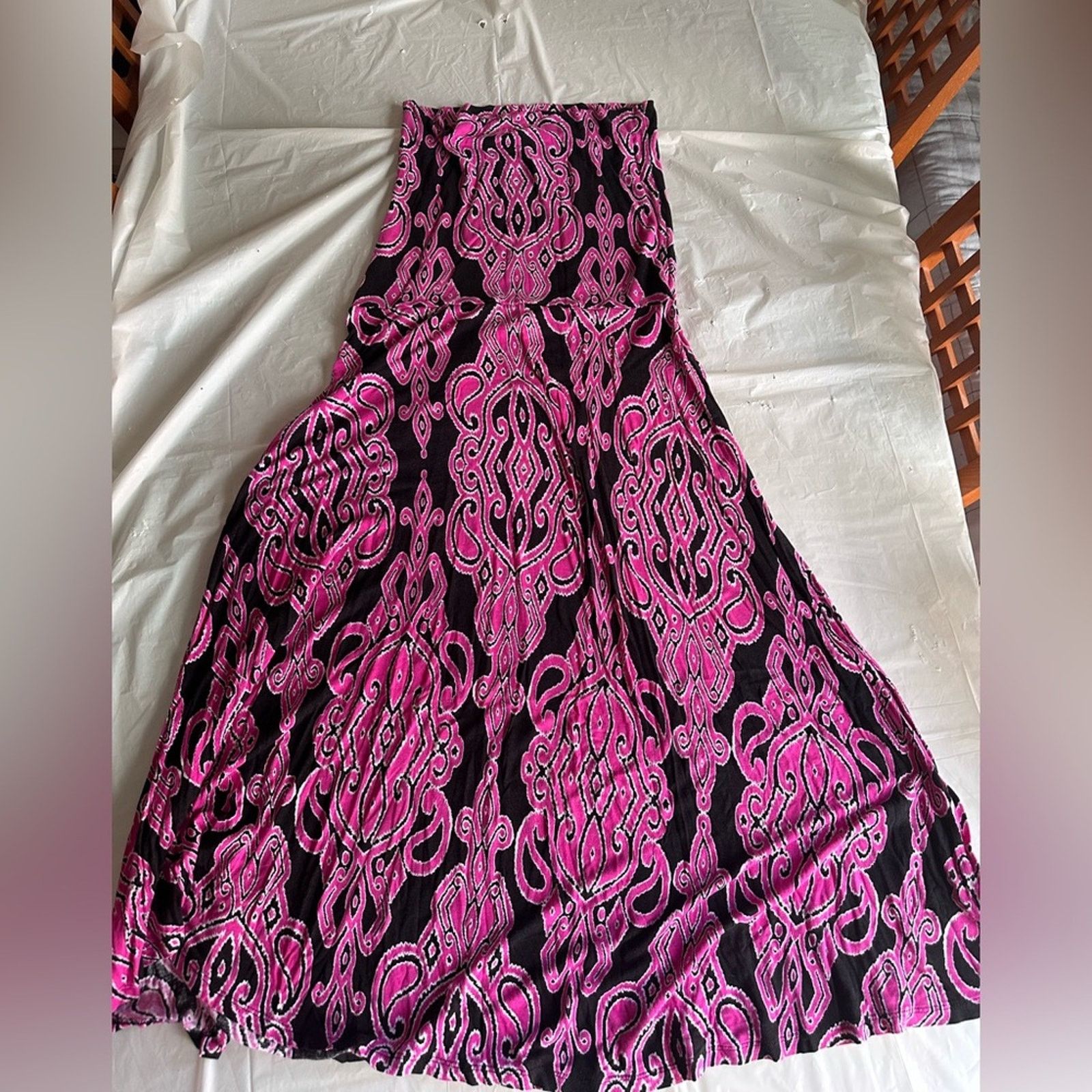 & Other Stories INC Pink Paisley Tank Dress/Skirt 14 Size XL / US 12-14 / IT 48-50 - 1 Thumbnail