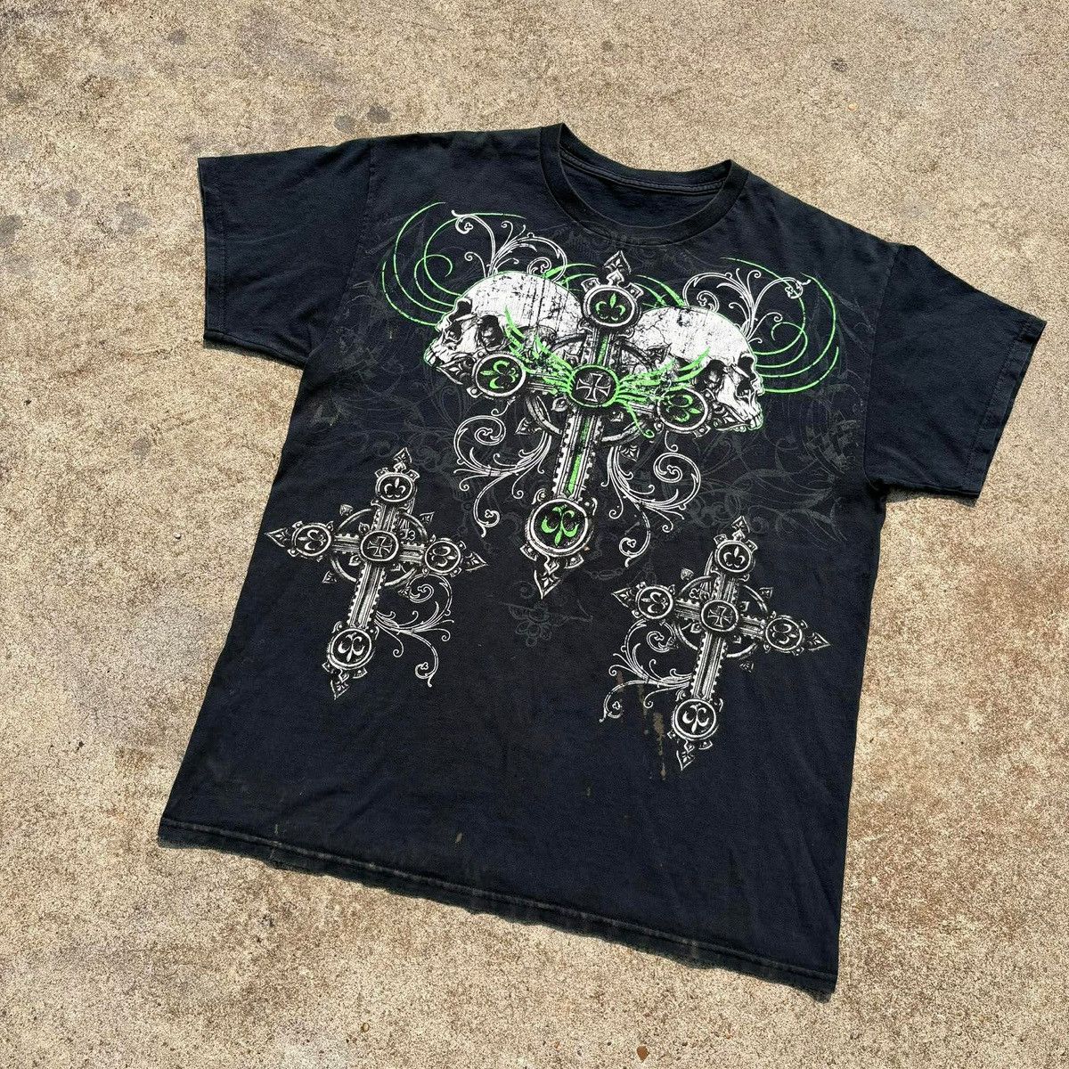Affliction ❌SOLD❌Affliction Style Skull Cross Big Print Size US L / EU 52-54 / 3 - 2 Thumbnail