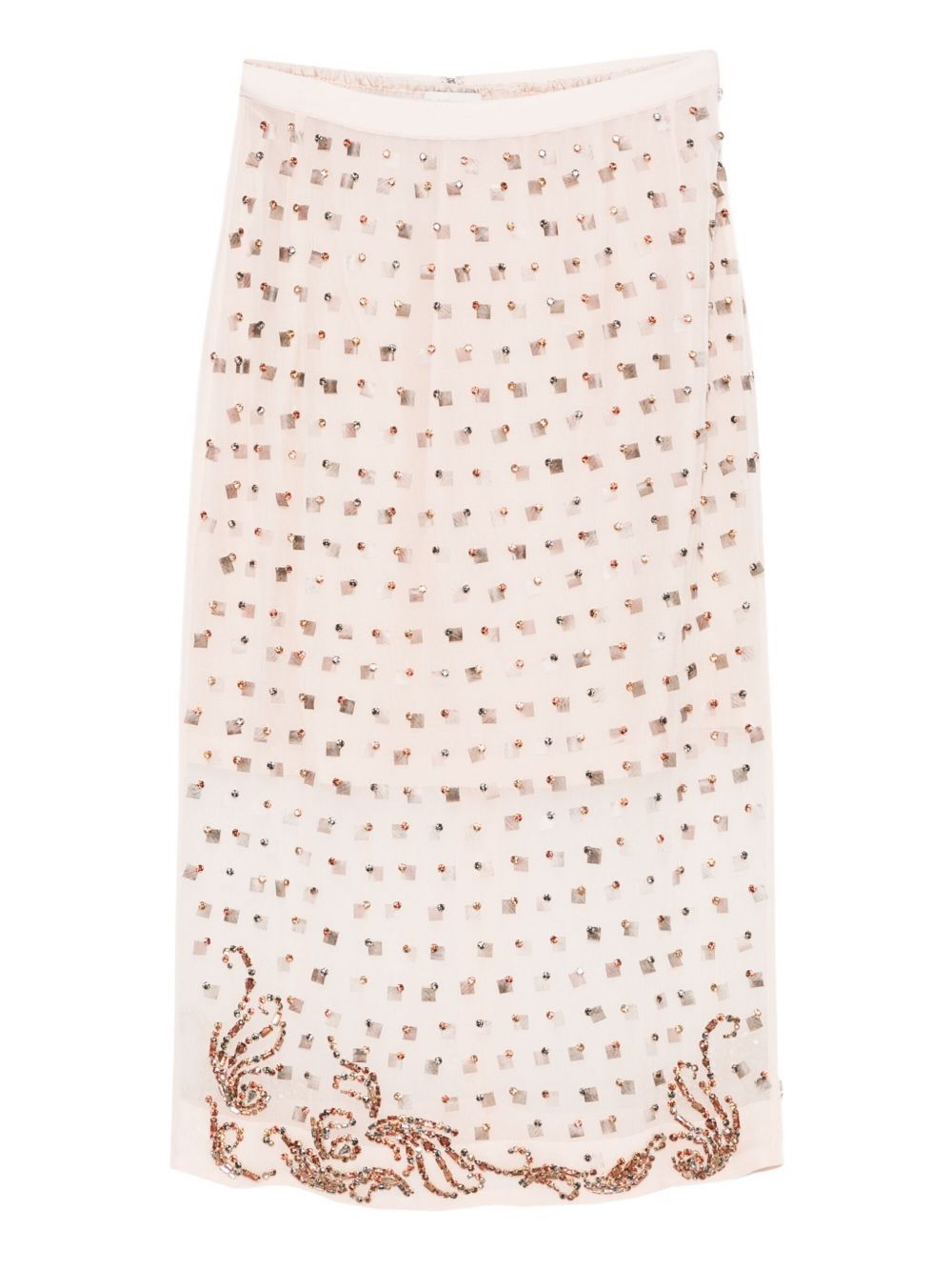 Dries Van Noten SOKNA EMBROIDERED SKIRT Size 27" / US 4 / IT 40 - 1 Thumbnail