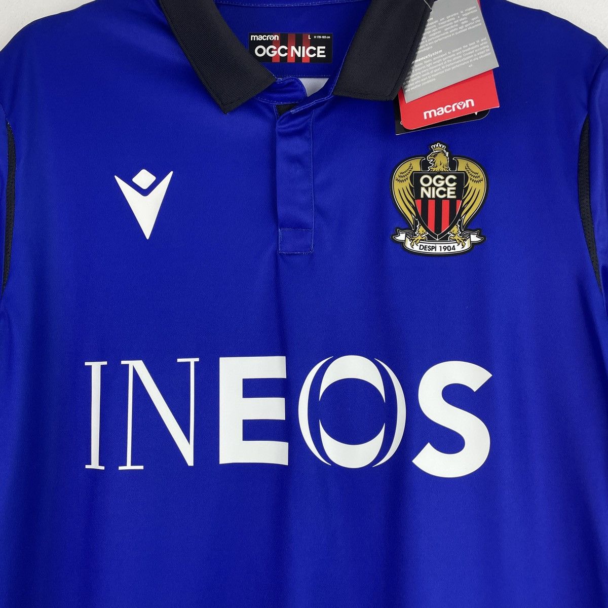 Macron OGC Nice Third Soccer Jersey Shirt Men 2020/2021 size L Size US L / EU 52-54 / 3 - 2 Thumbnail