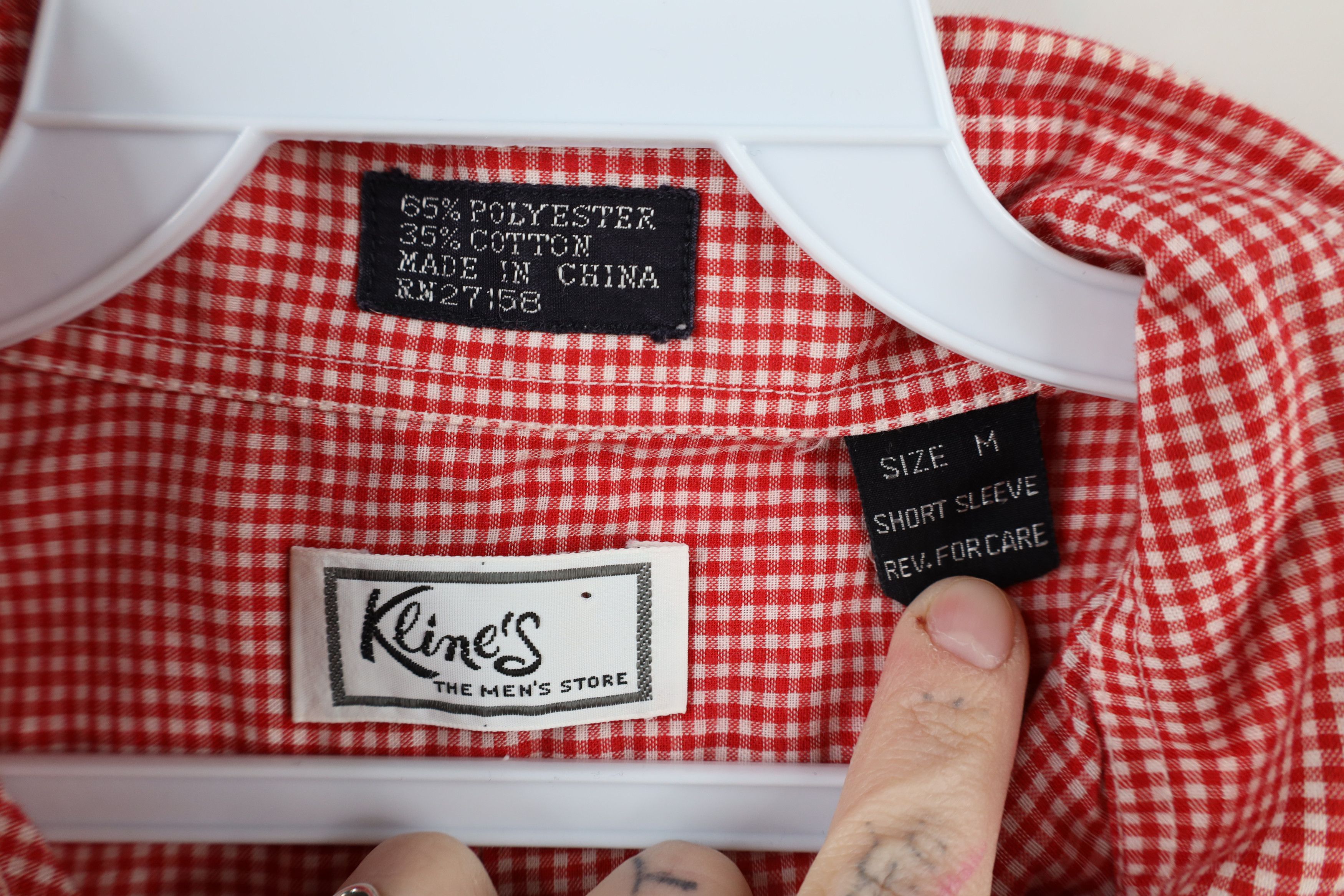 Vintage Vintage 90s Streetwear Gingham Short Sleeve Button Shirt Size US M / EU 48-50 / 2 - 7 Thumbnail