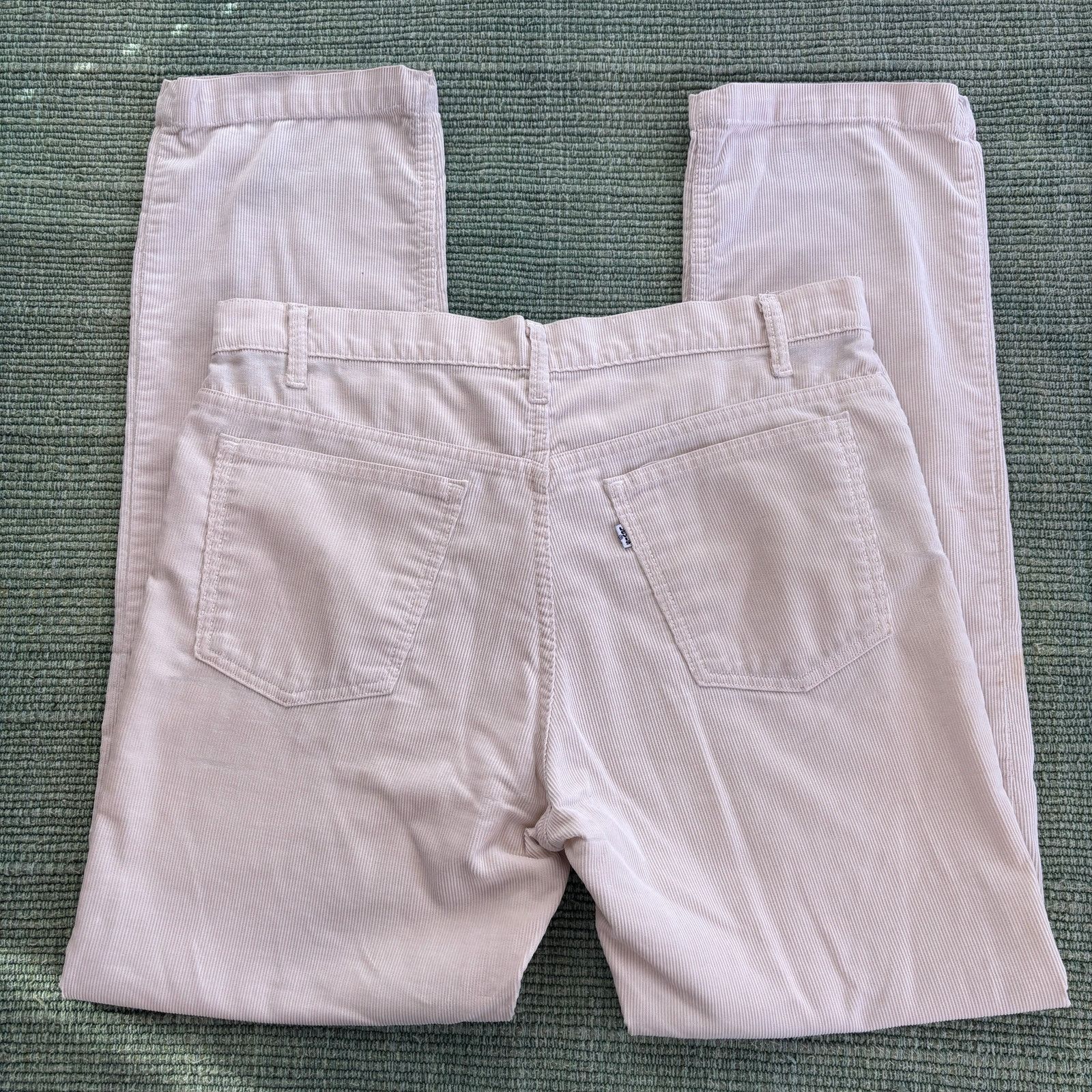 Levi's × Vintage 1970's vintage Levi's white tab corduroy straight leg pants Size US 36 / EU 52 - 1 Thumbnail