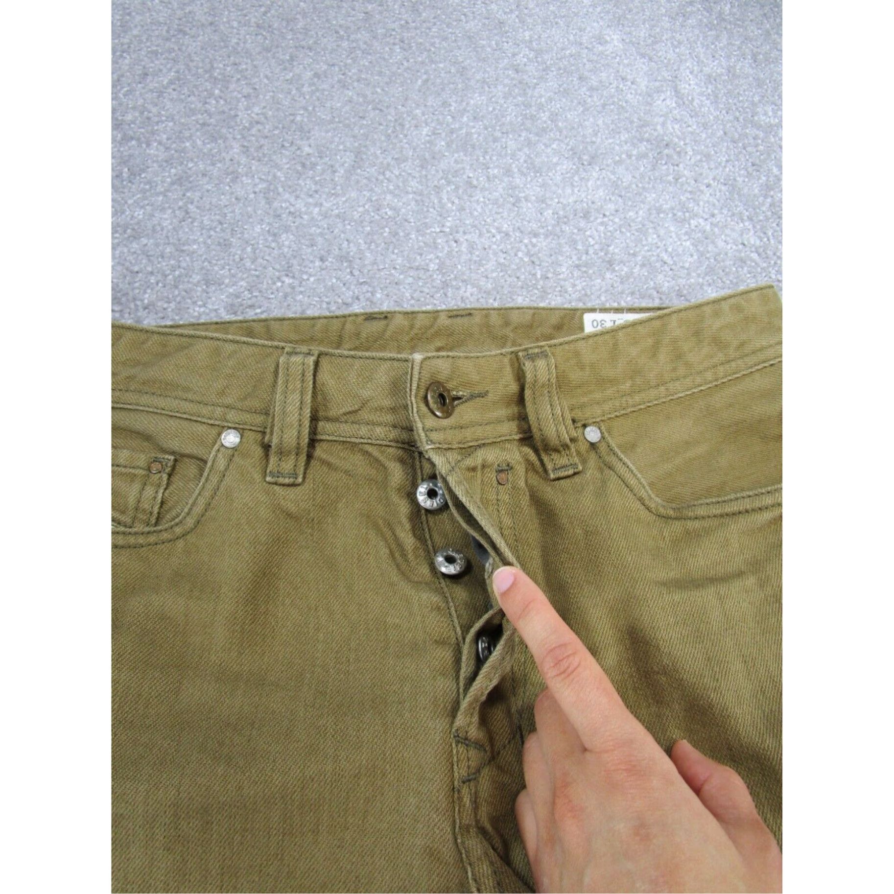 Diesel Diesel Womens Brown Jean Shorts Size 28" / US 6 / IT 42 - 2 Thumbnail