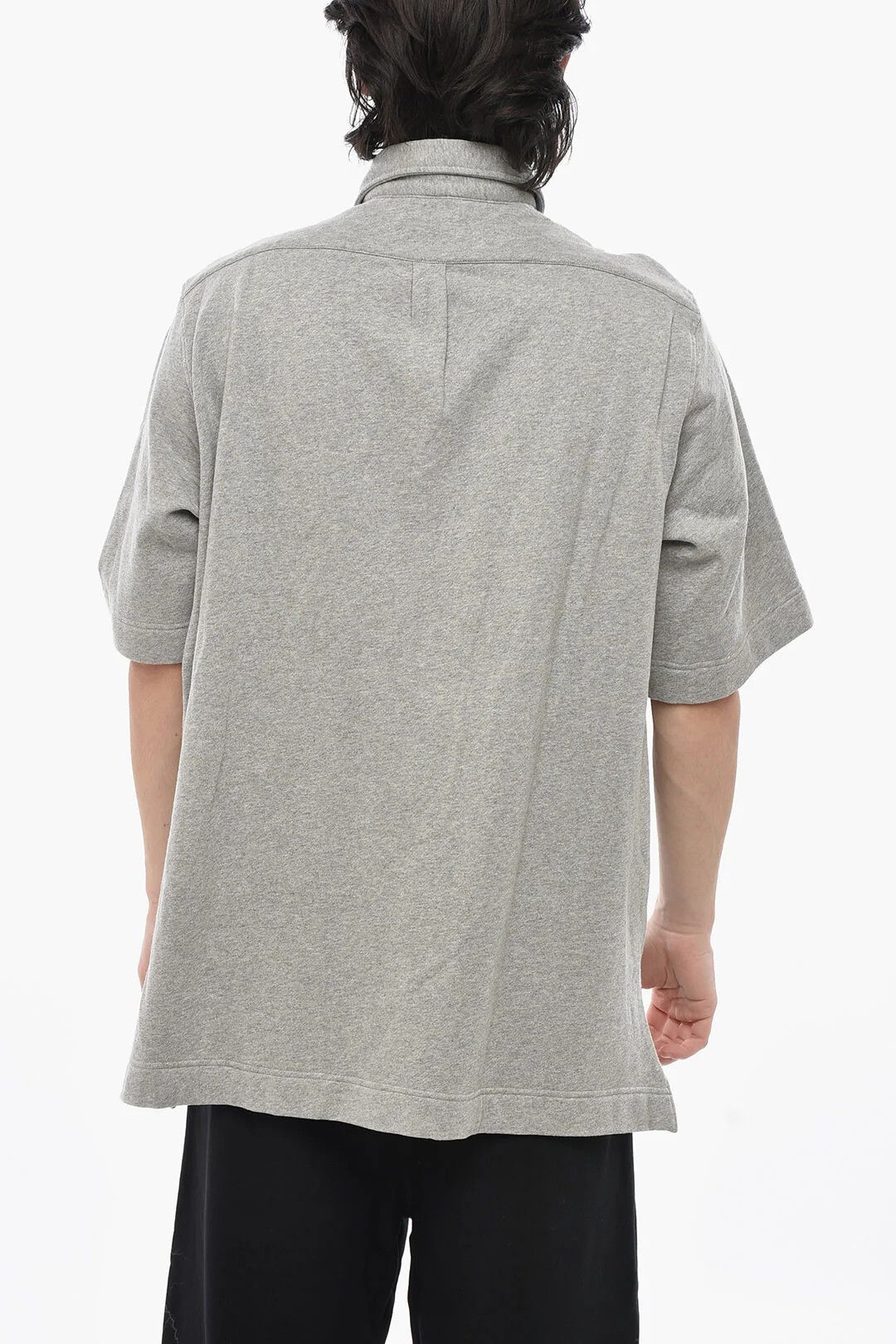 Givenchy og1mm0326 Cotton-Jersey Polo in Grey Size US XS / EU 42 / 0 - 2 Thumbnail