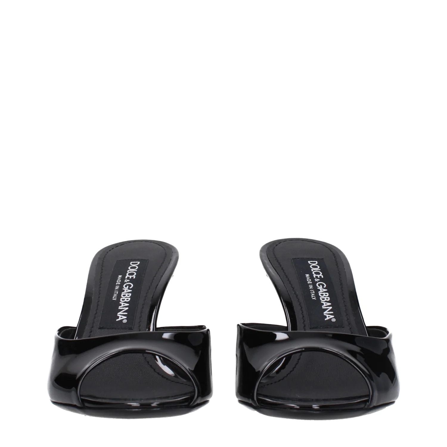 Dolce & Gabbana ob1o1e1124 Patent Leather Sandals in Black Size US 6 / IT 36 - 3 Thumbnail