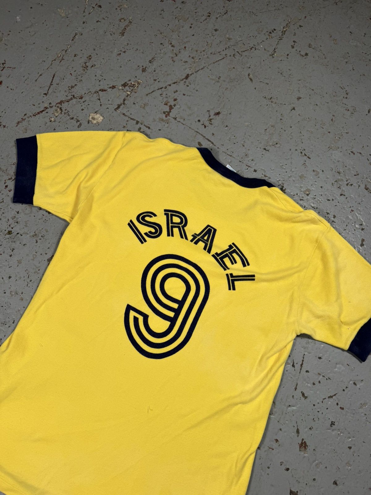 Other Insane Israel Soccer Futbol Jersey Ringer Tee Single Stitch Size US M / EU 48-50 / 2 - 6 Thumbnail